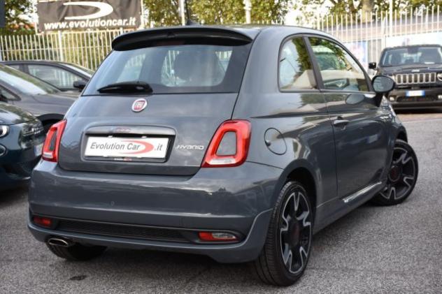 FIAT 500 1.0 Hybrid Sport *TETTO*CARPLAY*SENSORI* rif. 24127476 - Foto 3