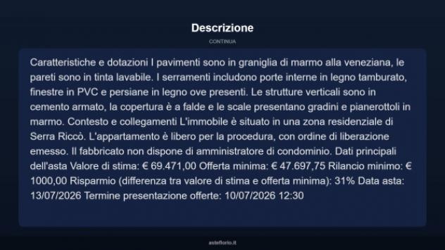 Immobile in asta di 102 m² in vendita a Serra Riccò - Foto 11