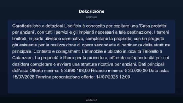 Immobile in asta di 34796 m² in vendita a Catanzaro - Foto 10