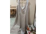 Tubino argento e scarpe argento a strap n. 37