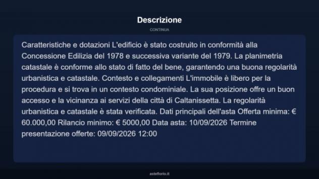 Immobile in asta di 202 m² in vendita a Caltanissetta - Foto 4