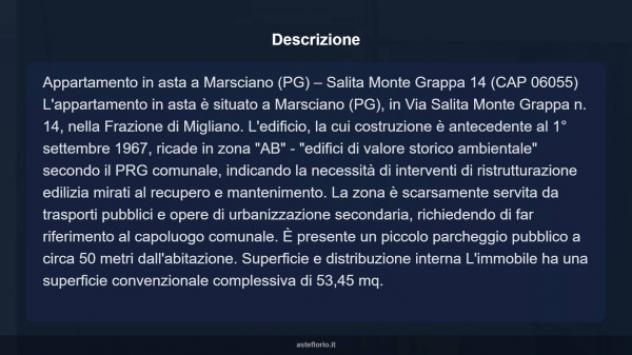 Immobile in asta di 53 m², box auto in vendita a Marsciano - Foto 11