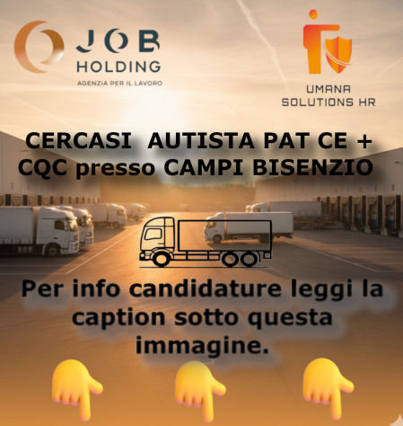 AUTISTA PAT CE + CQC presso CAMPI BISENZIO