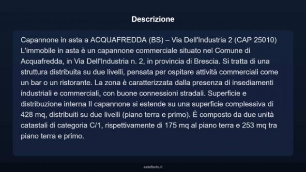 Immobile in asta di 428 m² in vendita a Acquafredda - Foto 3