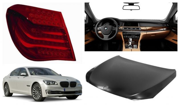 Bmw Serie 7 F01 F02 cofano musata parafango fanale paraurti 2009-15