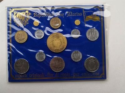 Numismatica Repubblica di San Marino 13 monete anni '80