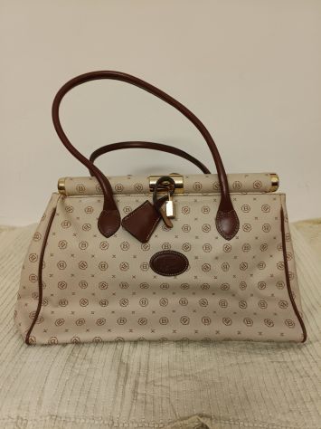 Borbonese Borsa a Mano Beige/Marrone