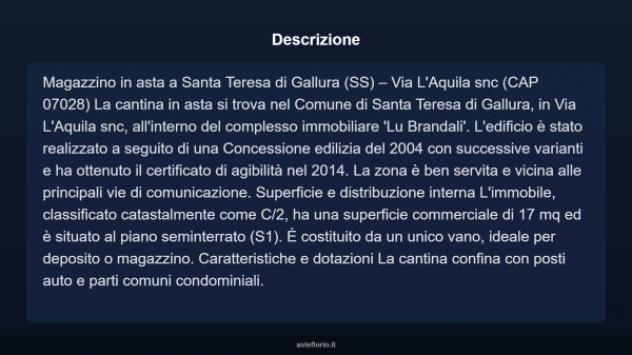 Immobile in asta di 17 m² in vendita a Santa Teresa Gallura - Foto 10
