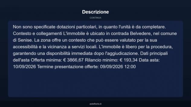 Immobile in asta di 20 m² in vendita a Senise - Foto 4