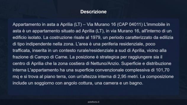 Immobile in asta di 101 m² in vendita a Aprilia - Foto 18