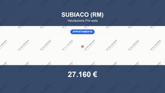 Immobile in asta di 39 m² in vendita a Subiaco