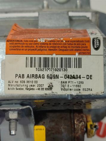 AIRBAG PASSEGGERO LAND ROVER Freelander 3° Serie 6G9N-042A94-DE 224DT (0611) - Foto 3