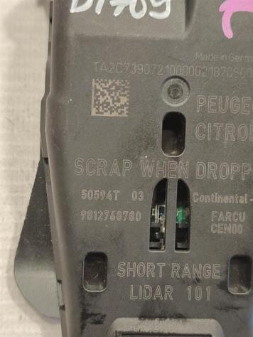 CENTRALINA SENSORI DI PARCHEGGIO PEUGEOT 208 Serie 9812768780 (1219) - Foto 3