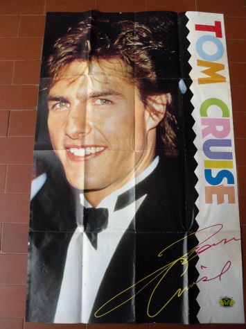 MANIFESTO POSTER DI TOM CRUISE E ROCCO CARNER - MISURE CM. 85X54 -