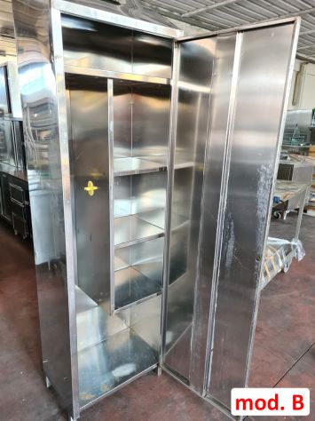 armadio e porta detersivi inox usati - Foto 5