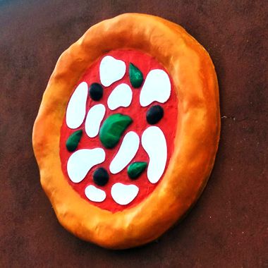 Insegna pubblicitaria: pizza in vetroresina a parete e totem a TORINO - Foto 3