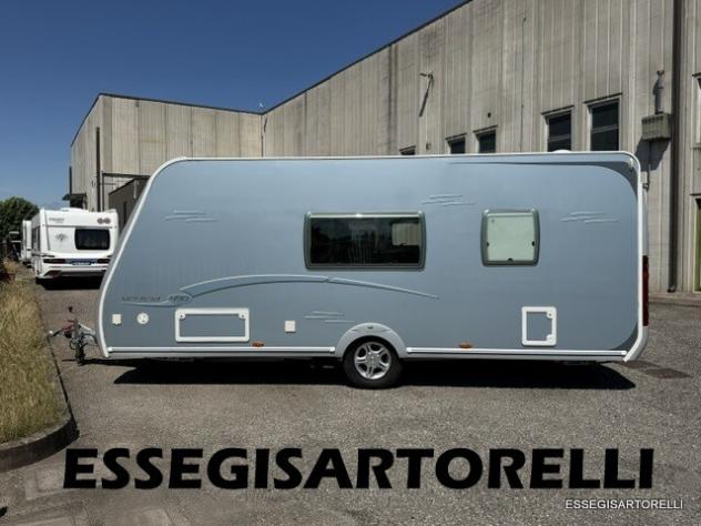CARAVELAIR VENICIA CARAVAN 6 POSTI MOVER CLIMA FRIGO MAXI 2014 PARETI LISCIE - Foto 4