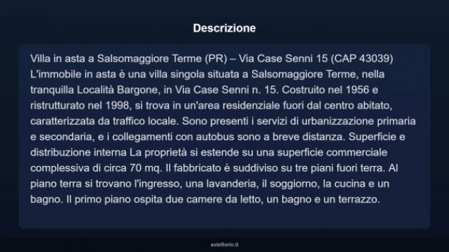 Immobile in asta di 70 m² in vendita a Salsomaggiore Terme - Foto 5