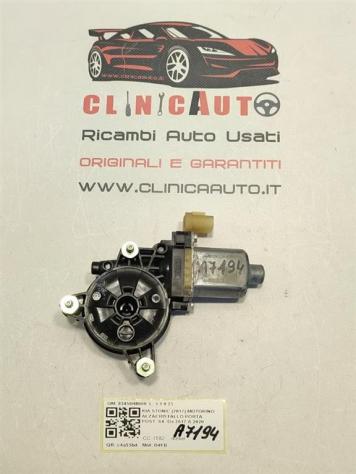 MOTORINO ALZAVETRO POSTERIORE SINISTRO KIA Stonic Serie 83450H8000 540A17H1401046D D4FB (17)