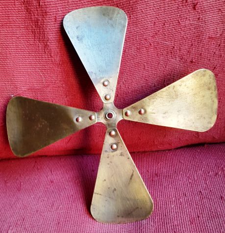 pala ventilatore in ottone modelli vintage 25x25 - Foto 4