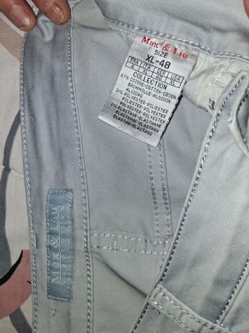 2 Pantaloni Mezza Stagione Capri Pinocchietti Cotone elasticizzati Taglia Comoda - Foto 6