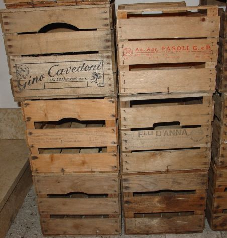 11 cassetta da frutta e ortaggi (patate, mele, ecc.) alcune marcate - Foto 2