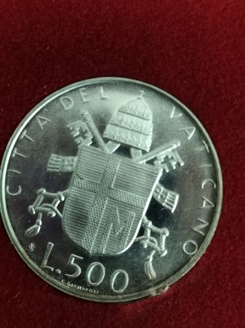 Vaticano serie divisionale 1979 con lire 500 ag - Foto 4