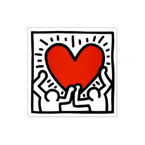 Quadro Keith Haring dipinto con spedizione in regalo - Foto 2