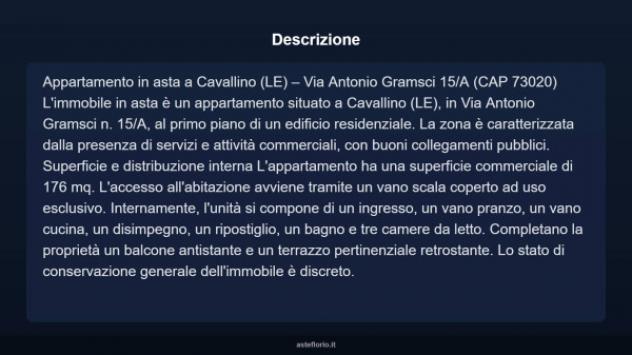 Immobile in asta di 176 m² in vendita a Cavallino - Foto 4