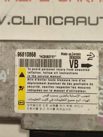 CENTRALINA AIRBAG CHEVROLET Captiva 1° Serie 96810868 Z20S (06) - Foto 2
