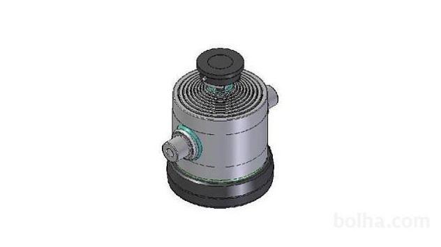 -CILINDRO TELESCOPICO STANDARD/SFERA 9 SFILATE 32 TONNELLATE