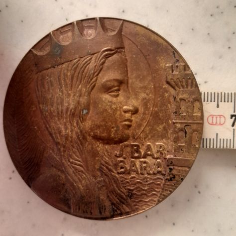 Medaglia Marinal Les 1984 Giovanna d'Arco in Bronzo - Foto 3