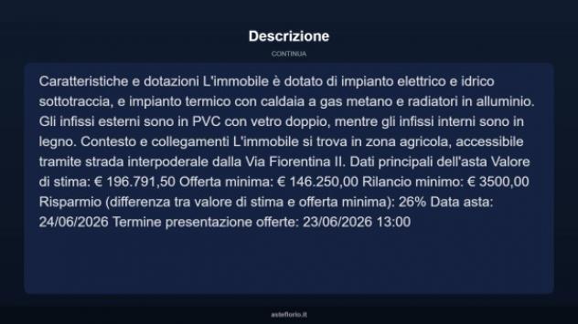 Immobile in asta di 539 m² in vendita a Castelnuovo di Val di Cecina - Foto 7