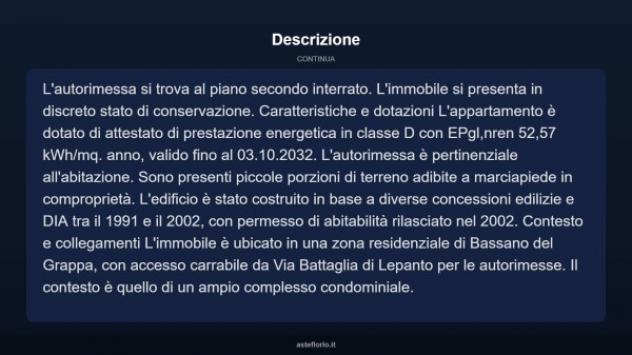 Immobile in asta di 67 m², box auto in vendita a Bassano del Grappa - Foto 4