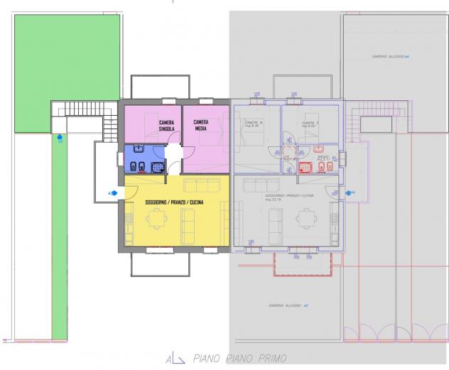 Appartamento in vendita a Visignano - Cascina 65 mq Rif: 1269510