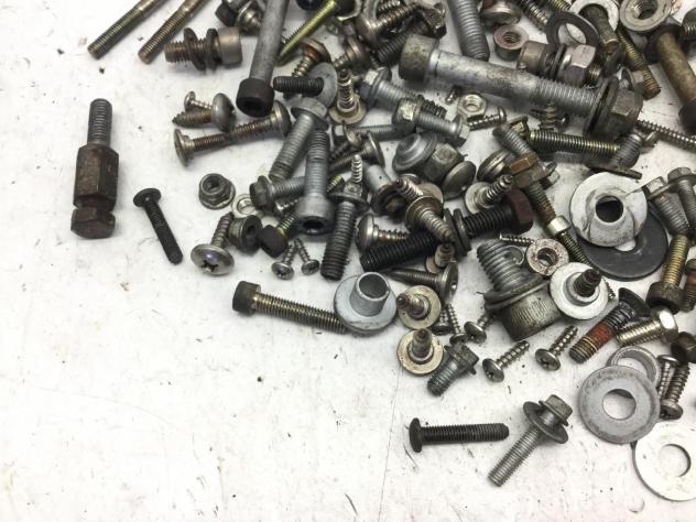 APRILIA SCARABEO ROTAX 125 KIT VITI BULLONI BULLONERIA TELAIO ASSORTITI 1999 - Foto 4