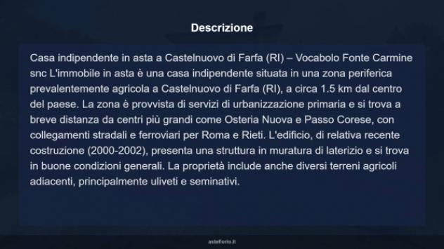 Immobile in asta di 208 m² in vendita a Castelnuovo di Farfa - Foto 18
