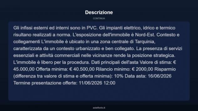 Immobile in asta di 30 m² in vendita a Tarquinia - Foto 9