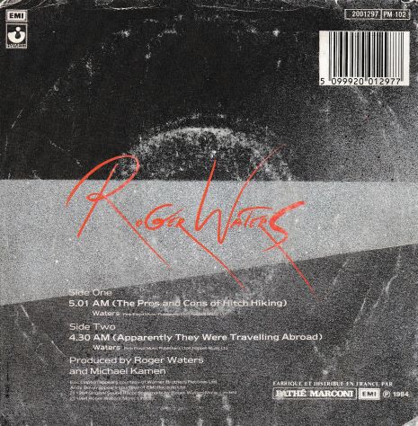 ROGER WATERS (Pink Floyd)  5:01 AM The Pros and Cons.... 7'' / 45 giri 1984 - Foto 2