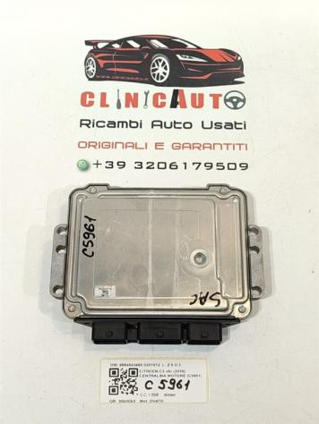 CENTRALINA MOTORE CITROEN C3 Serie 9664843480 0281012 DV4TD diesel 1398 (0915) - Foto 4