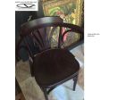 Sedie pub bistrot  CON BRACCIOLI TINTA PALISSANDRO