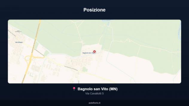 Immobile in asta di 150 m², box auto in vendita a Bagnolo San Vito - Foto 16