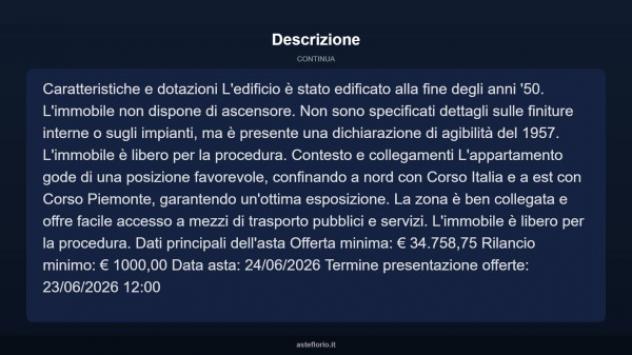 Immobile in asta di 67 m² in vendita a Taranto - Foto 4
