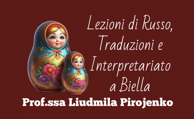 Lezioni di Russo, Traduzioni e Interpretariato a Biella e Online