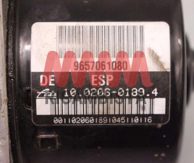 9657061080 Citroën C5 centralina gruppo pompa ABS