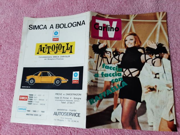 GUIDA TV CARLINO 1970 ORIGINALE - Foto 3