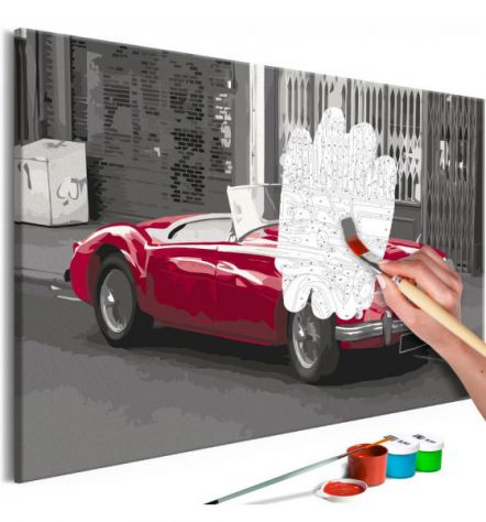 Quadro Fai Da Te 60x40 Cm. London Car ARREDALACASA Spedizione Gratis