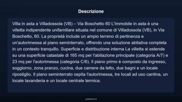 Immobile in asta di 165 m², box auto in vendita a Villadossola - Foto 18