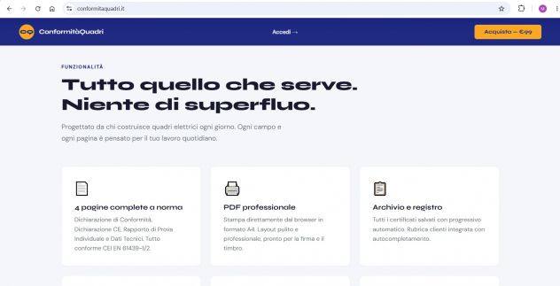 Software Certificazione Quadri Elettrici BT (CEI EN 61439) - Foto 2
