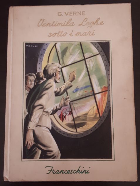Ventimila Leghe sotto i mari, G. VERNE, R. Franceschini & FIGLIO FIRENZE 1952. - Foto 2